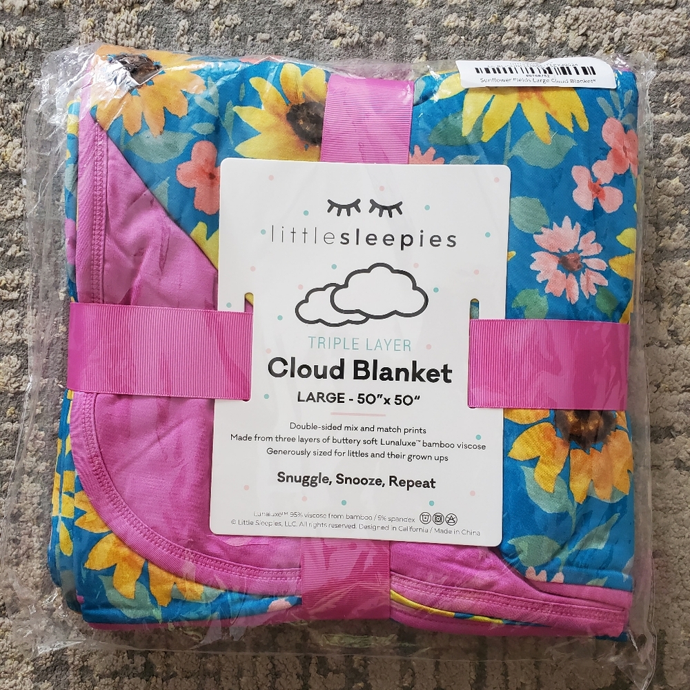 New Little Sleepies Cloud Blanket